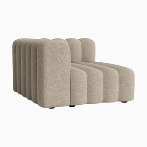 Medium Studio Lounge Right Modular Sofa with Armrest by Norr11