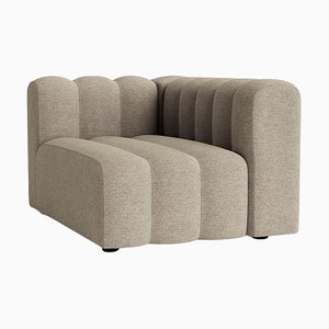 Kleines modulares Studio Lounge Sofa mit Armlehne von Norr11