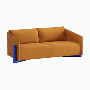 Mustard Timber 3-Seater Sofa by Kann Design