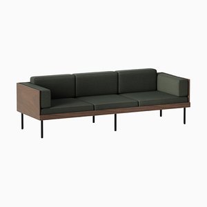 Dusty Green Cut Sofa by Kann Design