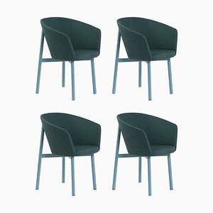 Grüne Residence Bridge Sessel von Jean Couvreur für Kann Design, 4er Set