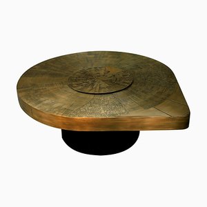 Star Trek Coffee Table in Brass by Brutalist Be