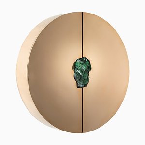 Wall Cabinet in Malachite Stone by Pierre De Valck