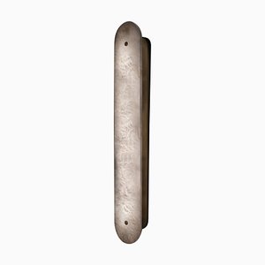 Large Hikari Sconce in Brushed Brass by Alabastro Italiano