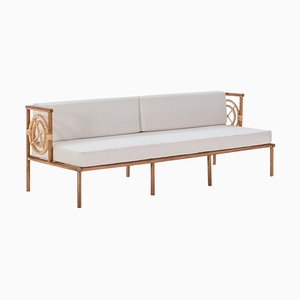 Großes Teak Sofa von Thai Natura