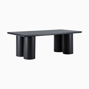 Black Oak Dining Table by Thai Natura