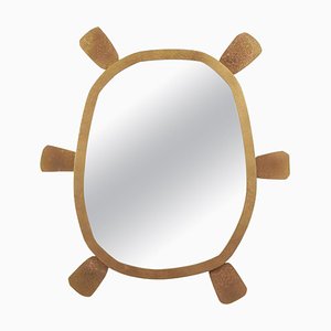 Brass Mirror by Lukasz Friedrich