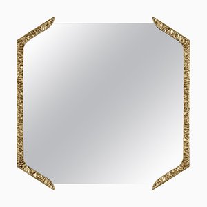 Alentejo Square Mirror in Brass by InsidherLand