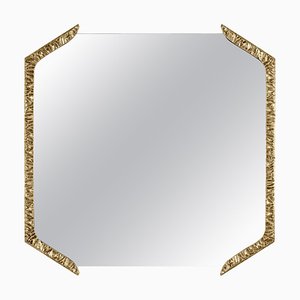Specchio quadrato Alentejo in ottone di InsidherLand
