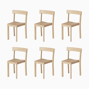 Galta Chairs in Oak by Kann Design, Set of 6