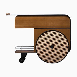 Trink Barwagen aus Teak von Karl Chucri & Rami Boushdid für Kann Design