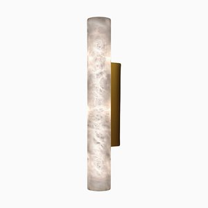 Medium Kendō Sconce 1 in Brushed Brass by Alabastro Italiano