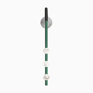 Demetra Freedom Wandlampe aus grünem Metall von Alabastro Italiano