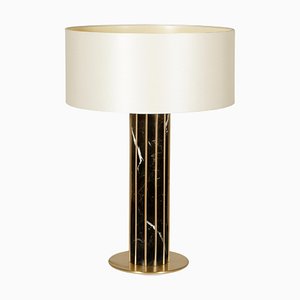 Seagram Nero Marquina Marble Table Lamp by Insidherland
