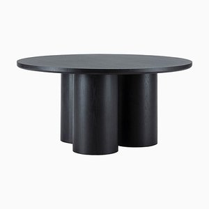 Mesa de comedor de roble negro de Thai Natura