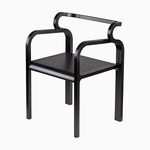 Odette Black Oak Chair by Fred and Juul