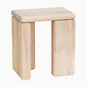 Timber Stool in Maple by Onno Adriaanse