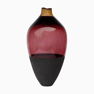 Vase Empilable TSV5 Rouge par Pia Wüstenberg