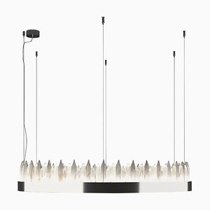 Urano Shiny Silver 120 Pendant Light 3 by Alabastro Italiano