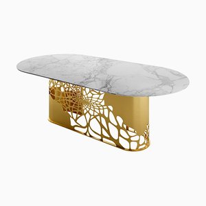 Lavish Ibiza Marble Dining Table by Memoir Essence