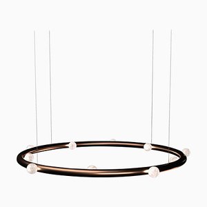 Demetra Round 90 Copper Pentant Lamp by Alabastro Italiano