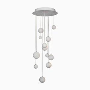 12 Planets Chandelier by Ludovic Clément D’armont