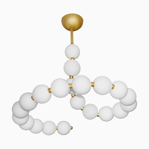 Lámpara de araña De Perles simple de Ludovic Clément D'armont