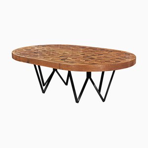 Maurits Reclaimed Oak Oval Dining Table by Fred and Juul