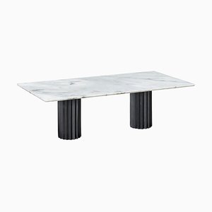 Doris White Carrara Marble Rectangular Dining Table by Fred and Juul