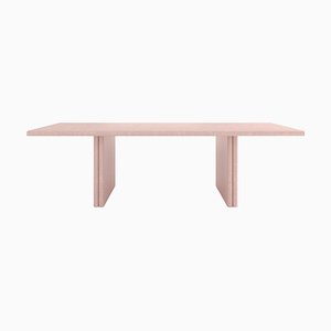 Jacques Rectangular Pastel Pink Dining Table by Fred and Juul