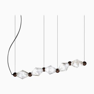 Chronos Ruggine of Florence Metal Pendant Lamp by Alabastro Italiano