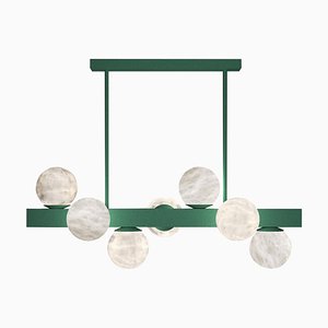 Dioniso Freedom Green Metal Pendant Lamp by Alabastro Italiano