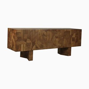 Mueble Omega 5D de madera Pach de acacia de Brutalist Be