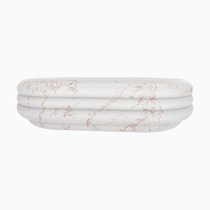 Chloe Pink Portugal Marble Coffee Table by Fred and Juul