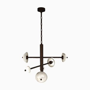 Apollo Ruggine Of Florence Metal Pendant Lamp by Alabastro Italiano