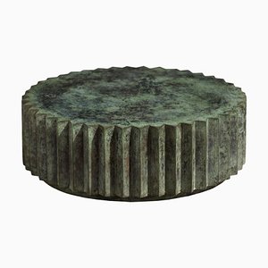 Doris Tuscan Green Patina Bronze Low Coffee Table by Fred and Juul