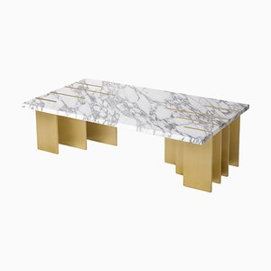 Pianist Calacatta Marble Coffee Table by Insidherland