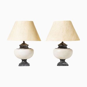 Early 20th Century Italian Art Deco Table Lamps, Set of 2