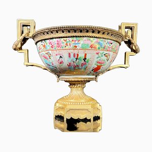 Chinese Porcelain Punch Bowl, 19th Century