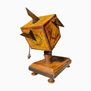 Portable Cube Sundial by David Beringer, 1800s