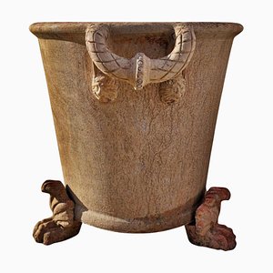 Konische Empire Vase aus toskanischer Terrakotta, 20. Jh.
