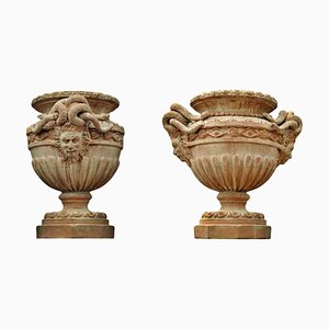 Große Florentinische Renaissance Vase mit Medusen, Frühes 20. Jh.