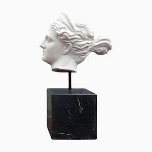 Head of the Diana of Versailles, Early 20th Century, Terracotta