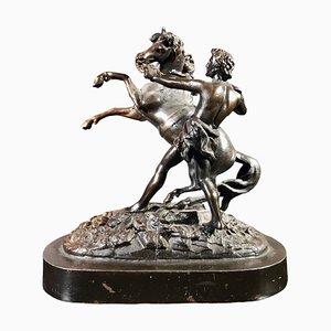 Figura francesa de bronce, década de 1900