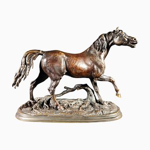 Cavallo in bronzo di Jules Moigniez, metà XIX secolo