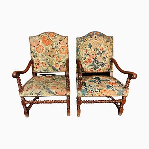 Grands Fauteuils 19ème Siècle, Set de 2