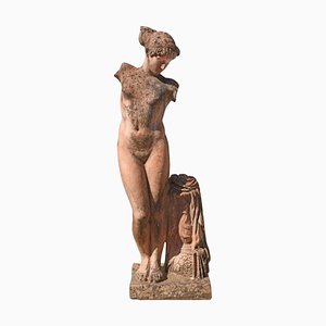 Escultura de terracota de Venus, de finales del siglo XIX