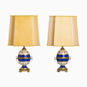 19th Century French Table Lamps, Set of 2