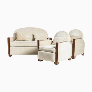 Französisches Art Deco Sofa Set, 20. Jh., 3er Set