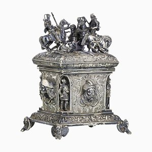 Caja de plata Austria-Hungría, siglo XVIII